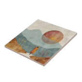 Boho抽象芸術横(23) タイル (側面)