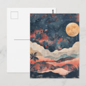 Boho抽象芸術横(24) ポストカード (正面/裏面)