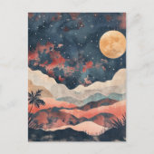 Boho抽象芸術横(24) ポストカード (正面)