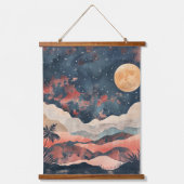 Boho抽象芸術横(24) 吊り下げ型タペストリー (正面)