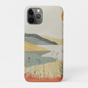 Boho抽象芸術横(25) iPhone 11 Proケース