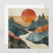 Boho抽象芸術横(5) (正面/裏面)