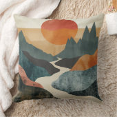 Boho抽象芸術横(5) クッション (ブランケット)