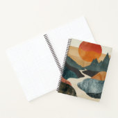 Boho抽象芸術横(5) ノートブック (内部)