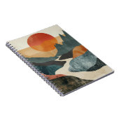 Boho抽象芸術横(5) ノートブック (右側)