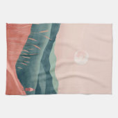 Boho抽象芸術横(7) キッチンタオル (横)