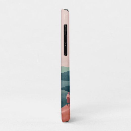 Boho抽象芸術横(7) Case-Mate iPhoneケース (裏面/左)