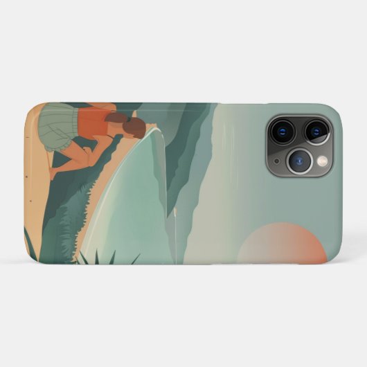 Boho抽象芸術横(9) Case-Mate iPhoneケース (裏面(横))