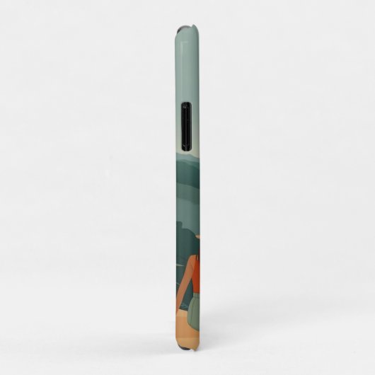 Boho抽象芸術横(9) Case-Mate iPhoneケース (裏面/右)