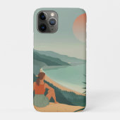 Boho抽象芸術横(9) Case-Mate iPhoneケース (裏)