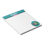 BOHO数学先生の高パーソナライズされたさ ノートパッド (アングル)