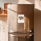 Boho日付を保存し、写真ミニマルな日付を保存 マグネット招待状