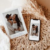 Boho日付を保存し、写真ミニマルな日付を保存 招待状