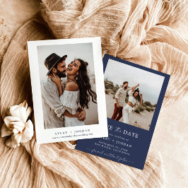 Boho日付を保存し、写真ミニマルな日付を保存 招待状