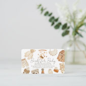 Boho服子供部屋赤ちゃんシャワー書要求 エンクロージャーカード (スタンド正面)