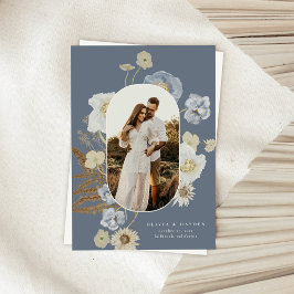 Boho植物結婚式Date Cardを保存 セーブザデート