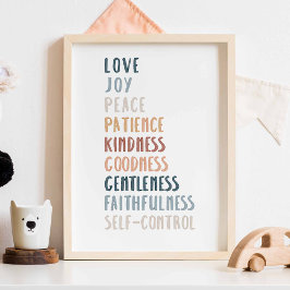 Boho水の色の果物のスピリットポスター ポスター