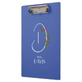 Boho水彩単行文字D クリップボード (左)