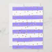 Boho水彩春の花フレーム50誕生日 招待状 (裏面)