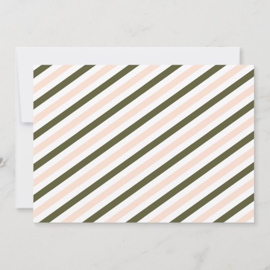 Boho水彩花と羽の赤ちゃんシャワー 招待状 (裏面)