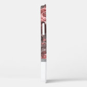 Boho水彩花模様 – ピンクモノグラム Case-Mate iPhoneケース (裏面 / 右)