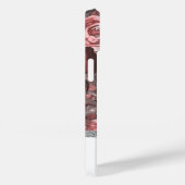 Boho水彩花模様 – ピンクモノグラム Case-Mate iPhoneケース (裏面 / 右)