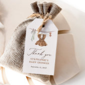 Boho水彩赤ちゃん服女の子の赤ちゃんシャワー ギフトタグ