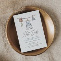 Boho水彩赤ちゃん服Boy赤ちゃんシャワー