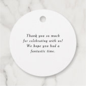 Boho水彩鉢植え鉢植えありがとう フェイバータグ (裏面)