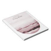 Boho水色タイ染料カスタムメモ帳 – プラム ノートパッド (アングル)