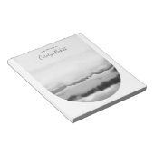 Boho水色タイ – 染料カスタムメモ帳 – グレー ノートパッド (アングル)