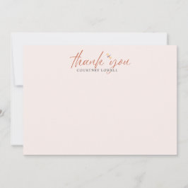 Boho水色トンボ浴シャワーありがとう ノートカード