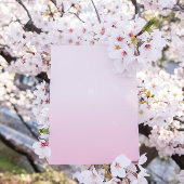 Boho水色フローラバタフライガールベビーシャワー 招待状