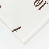 Boho水色マイルストーンピーチフォトプロップ フリースブランケット (角)