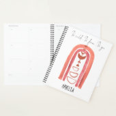 Boho水色レインボーワイルドビーフリーBe You プランナー手帳 (ディスプレー)