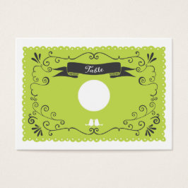 Boho渦巻き旋回、カール、バナー&ラブバード結婚ズ