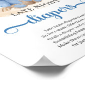 Boho熱帯テディベア深夜おむつゲーム ポスター (角)