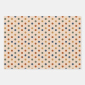 Boho男の赤ちゃんパターン ラッピングペーパーシート (正面3)