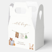 Boho男ミニマル子の服ベビーシャワー フェイバーボックス (オープン)