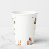 Boho男ミニマル子の服ベビーシャワー 紙コップ (右)