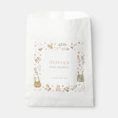 Boho男女兼用ヴィンテージ赤ちゃん服シャワー フェイバーバッグ (正面)