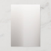 Boho白結婚蘭の花ブルームーンパーティー エンクロージャーカード (裏面)