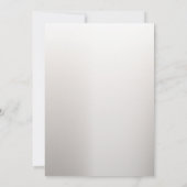 Boho白結婚蘭の花ブルームーンパーティー 招待状 (裏面)