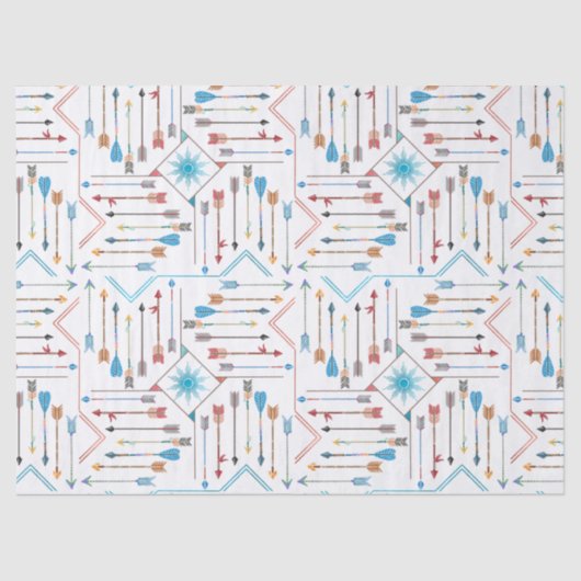 Boho矢印とSun V11白色ID748 薄葉紙 (正面)