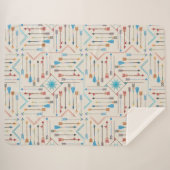 Boho矢印とSun V11 ID748 シェルパブランケット (正面(横))