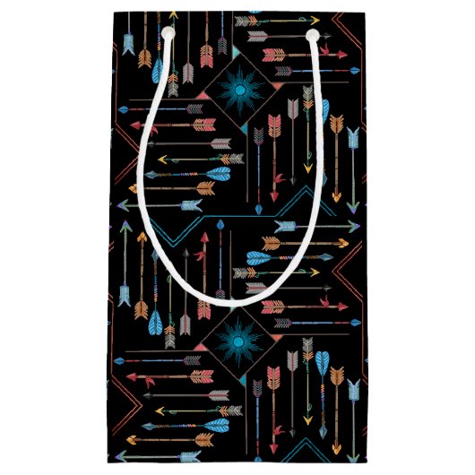 Boho矢印とSun V11 ID748 スモールペーパーバッグ (正面)