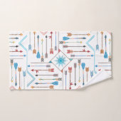 Boho矢印とSun V11 ID748 バスタオルセット (ハンドタオル)