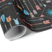 Boho矢印とSun V11 ID748 ラッピングペーパー (ロールコーナー)