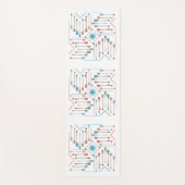 Boho矢印とSun V11 Sq ID748 ヨガマット (正面)