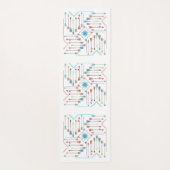 Boho矢印とSun V11 Sq ID748 ヨガマット (裏面)